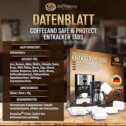 👉 Tabletas Descalcificadoras Universales para Máquinas de Café y Cafeteras Automáticas – Pack de 50