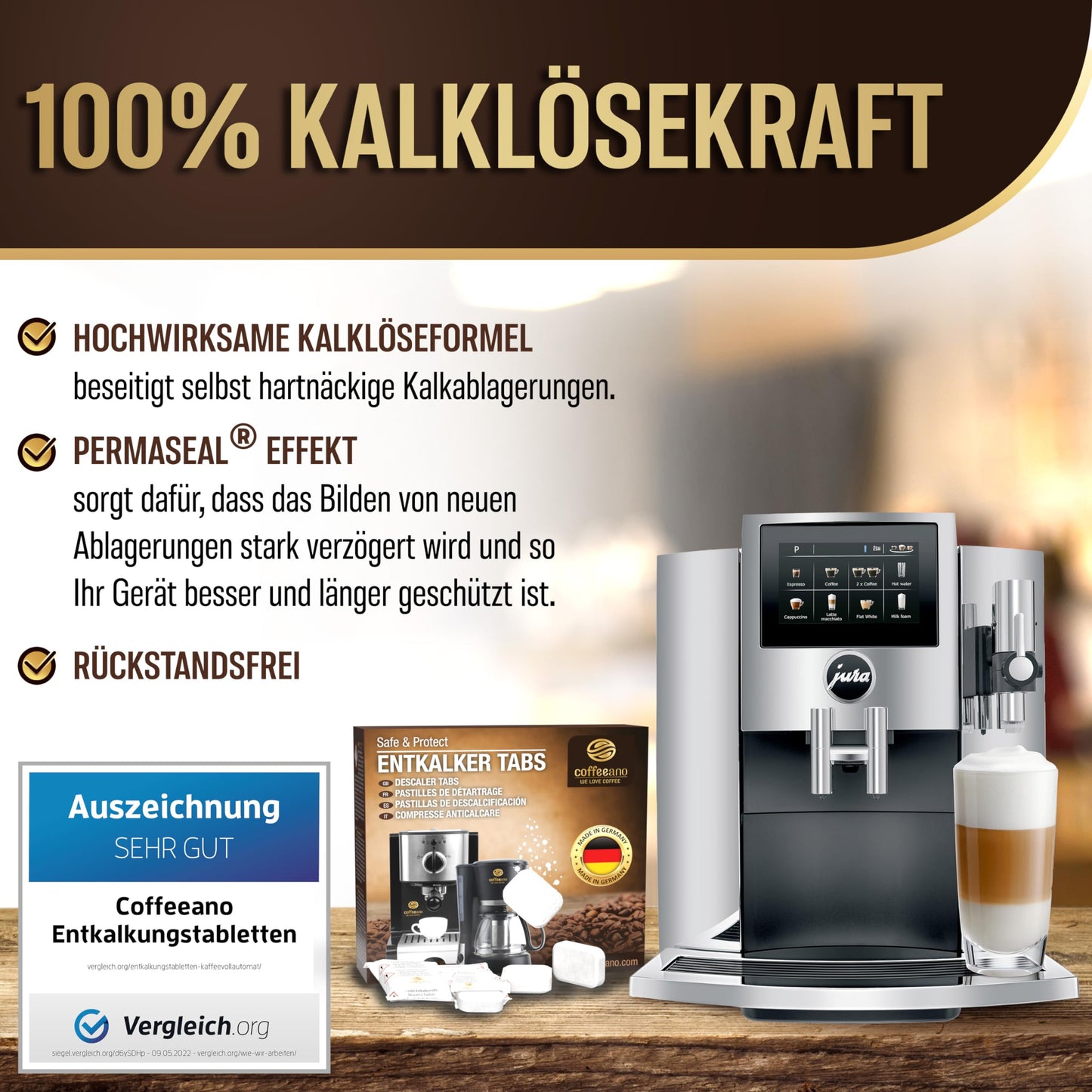 👉 Tabletas Descalcificadoras Universales para Máquinas de Café y Cafeteras Automáticas – Pack de 50